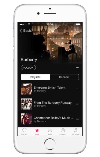 BURBERRY APPLE MUSIC CHANNEL