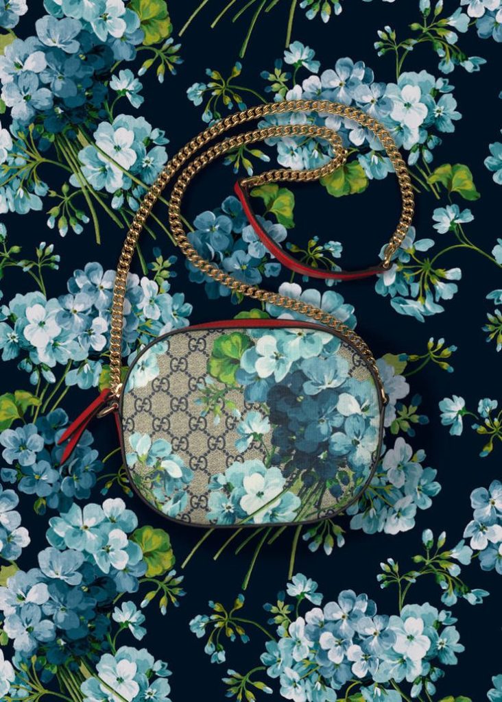 Gucci Blue Blooms Accessories Collection | LES FAÇONS