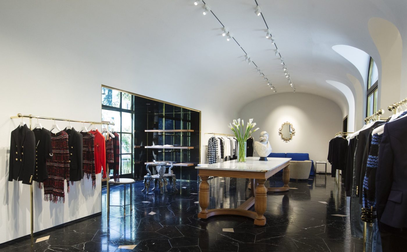 Balmain Flagship Store in Los Angeles LES FAÇONS