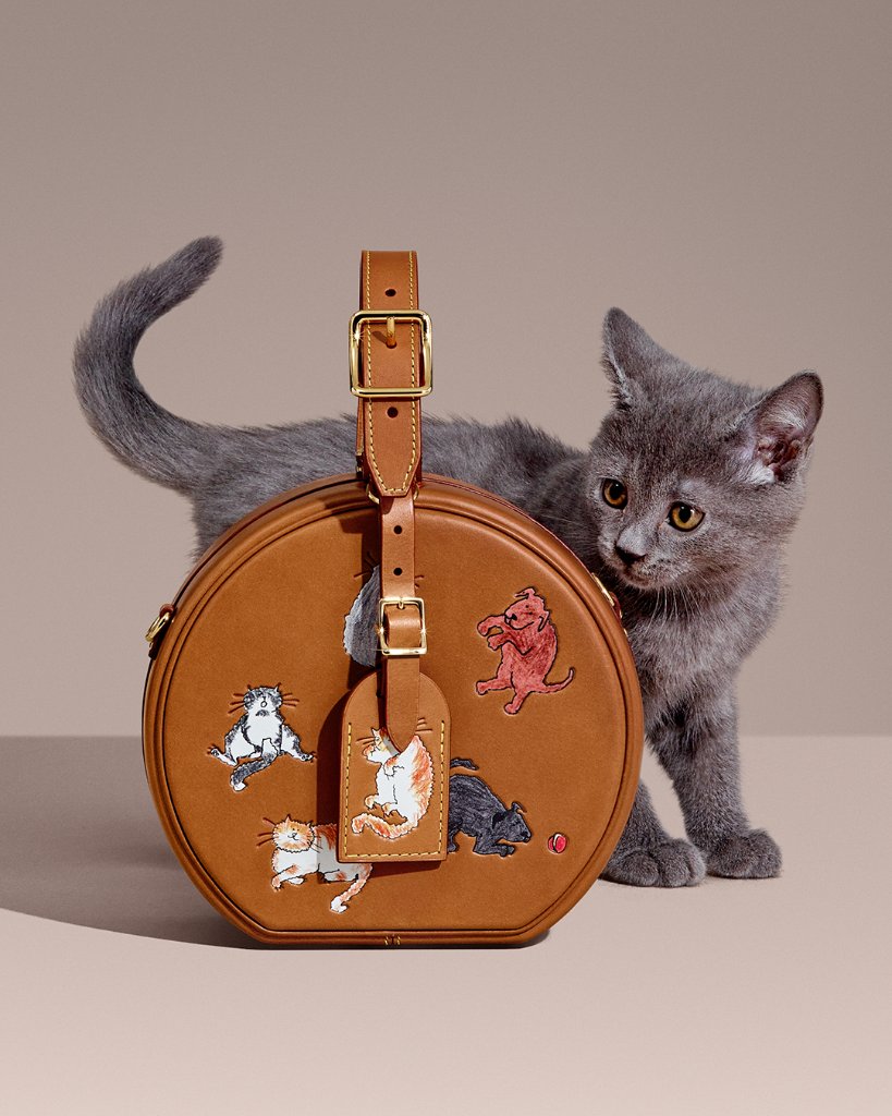 Grace Coddington's cat-themed Louis Vuitton collab drops in London