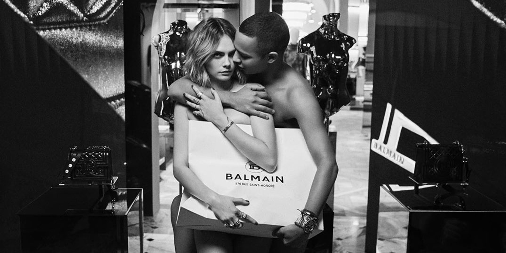 Balmain 'Truth or dare' film starring cara delevingne and olivier...