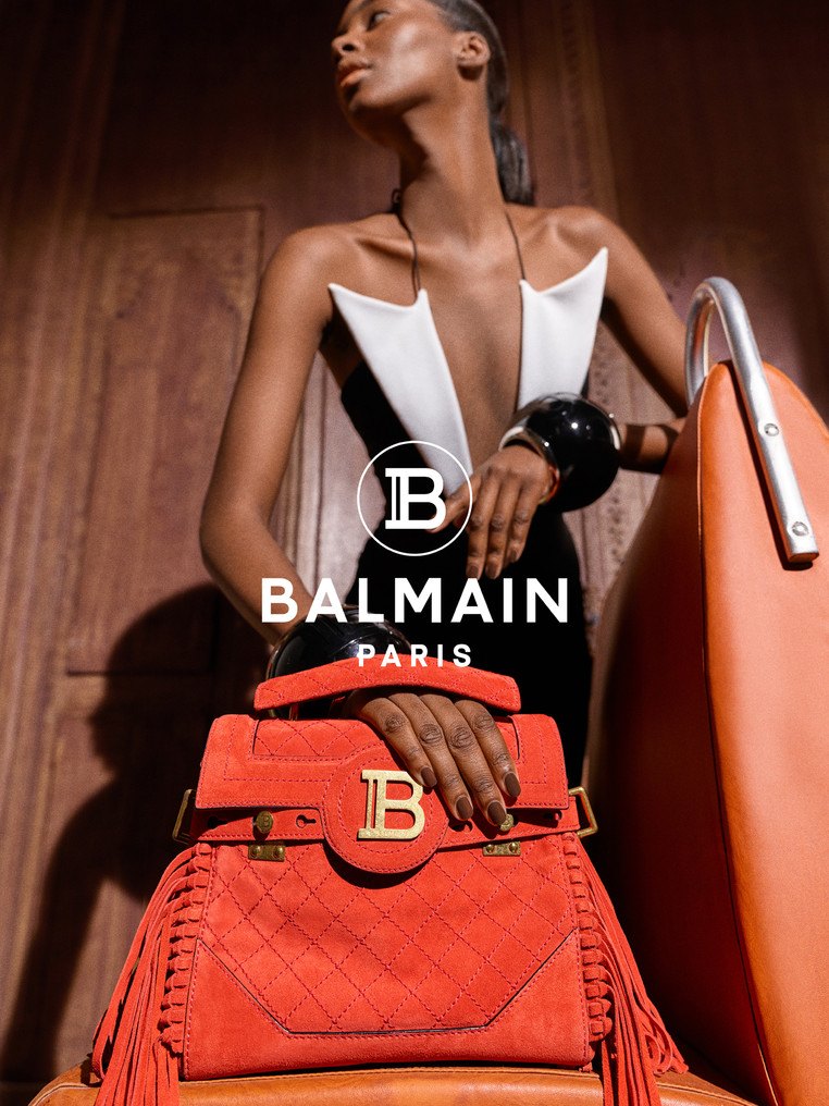 Balmain 1945 Bags Collection Spring 2021 Ad Campaign