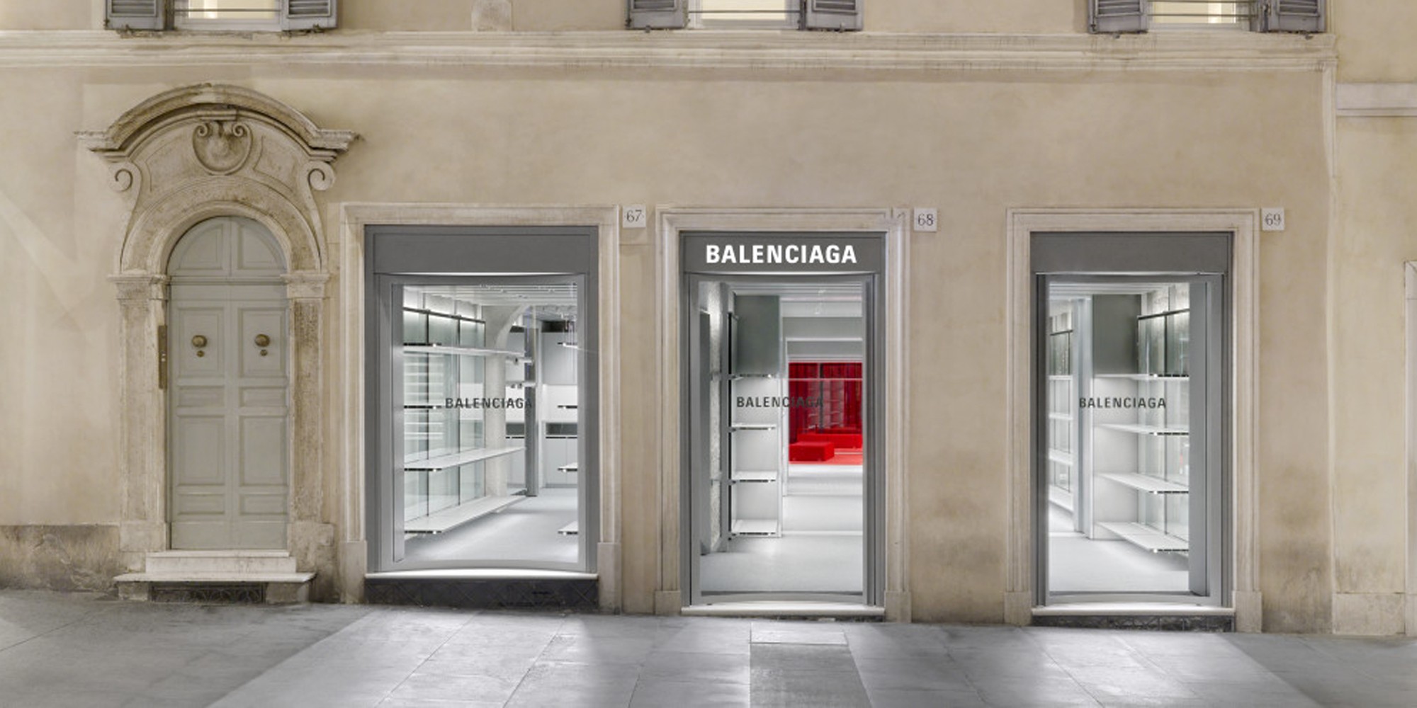 Balenciaga Flagship Store in Rome | LES FAÇONS