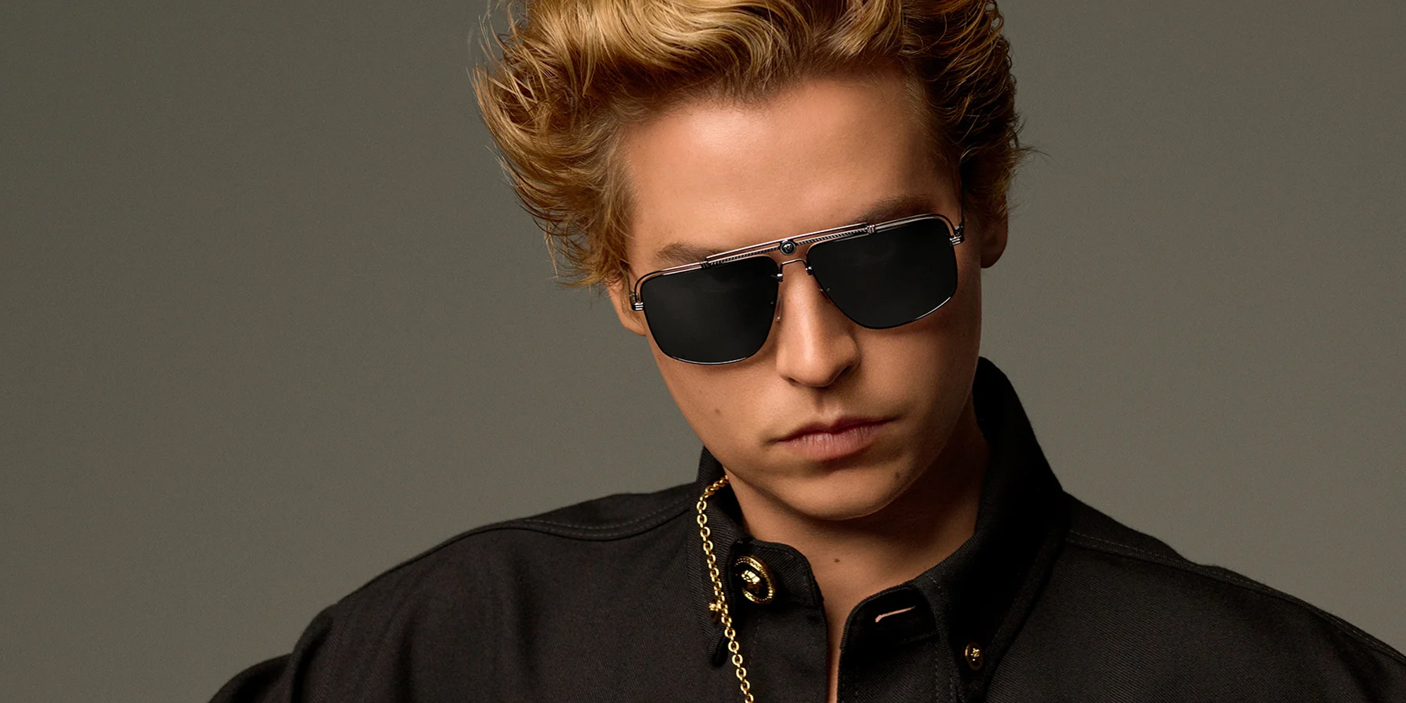 Versace x Cole Sprouse Eyewear Capsule Collection Film LES FAÇONS