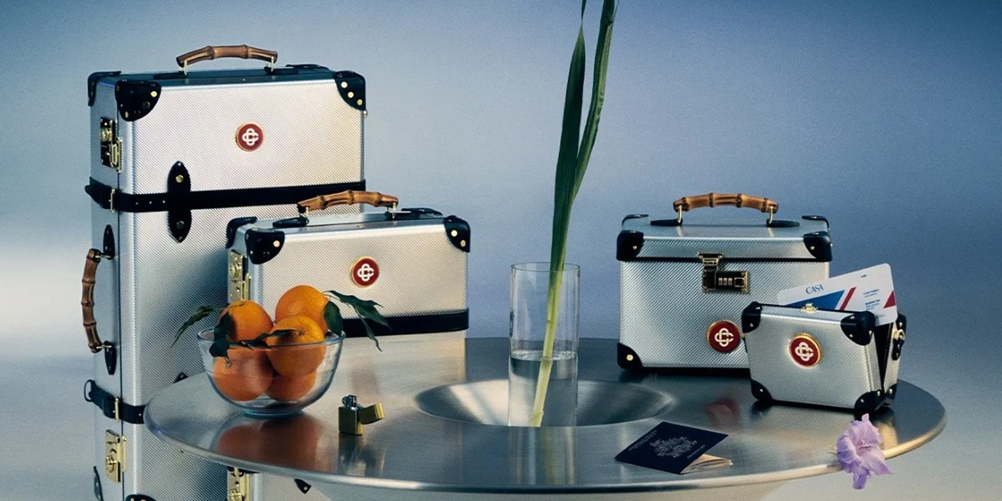 CASABLANCA X GLOBE TROTTER LUGGAGE COLLECTION