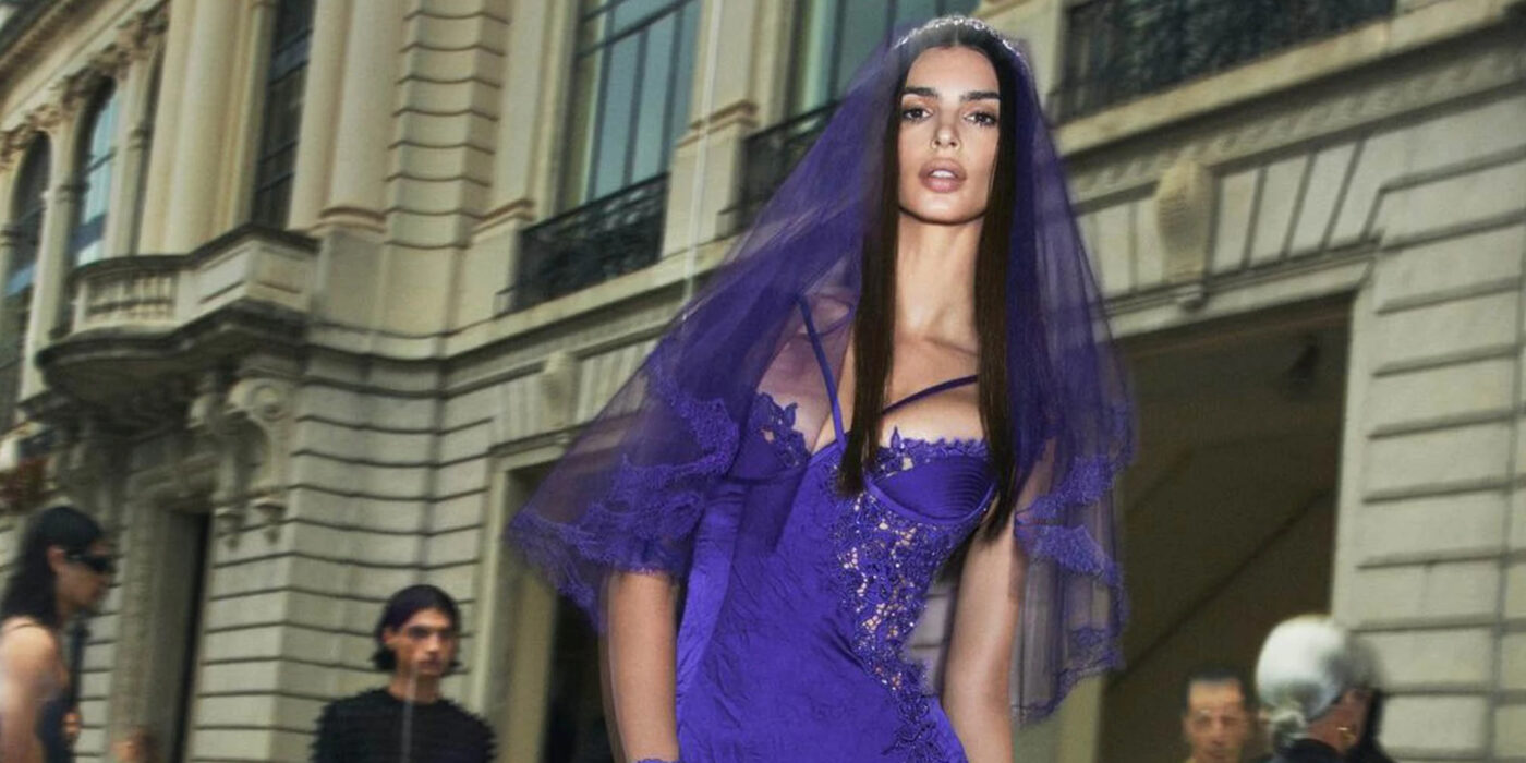 Emily Ratajkowski is the Face of Versace Spring 2023 Collection