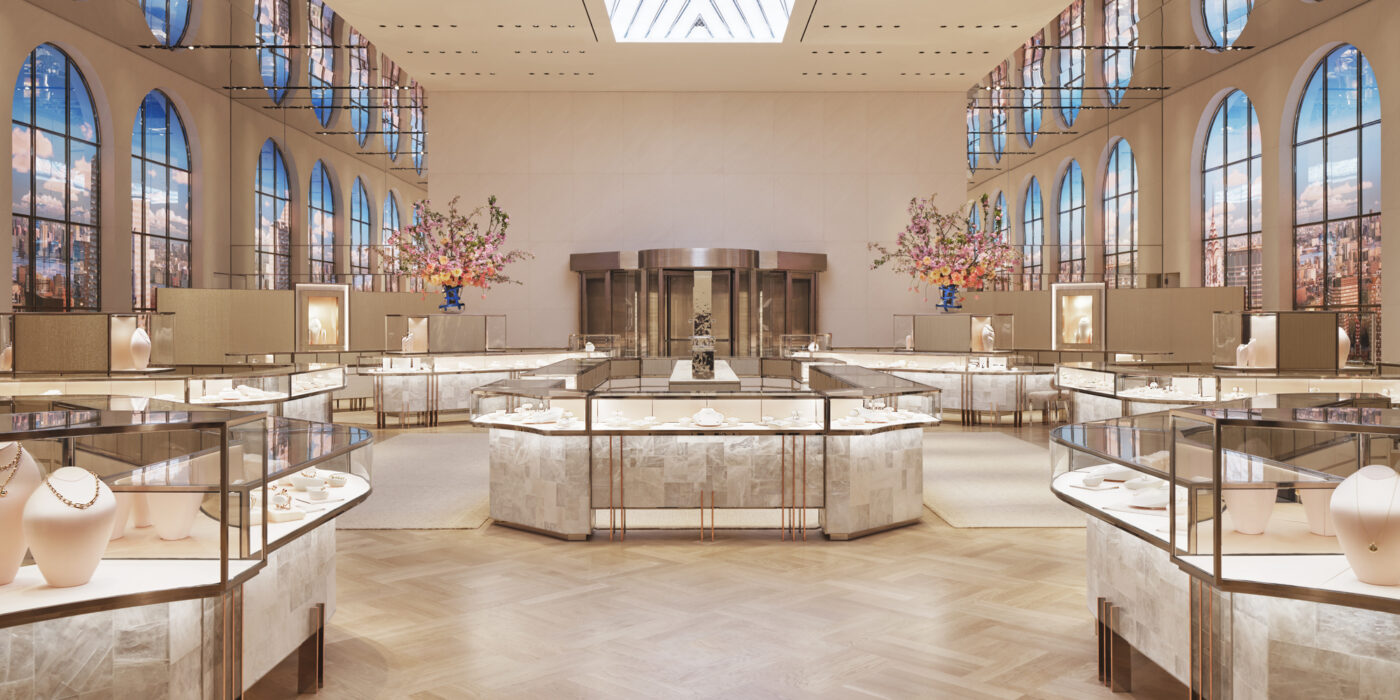 TIFFANY & CO NEWLY REDESIGNED LANDMARK STORE IN NEW YORK CITY