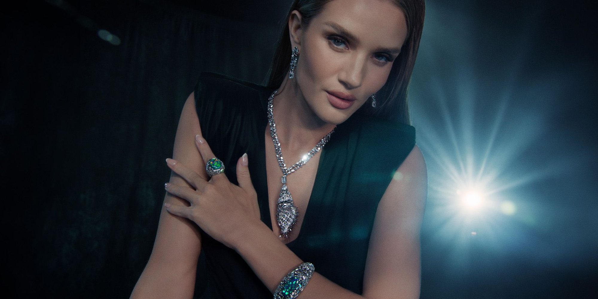 TIFFANY & CO 2023 BLUE BOOK HIGH JEWELRY CAMPAIGN FILM STARRING ROSIE HUNTINGTON WHITELEY