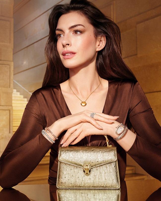 Bulgari Holiday 2023 Ad Campaign Featuring Anne Hathway | LES FAÇONS