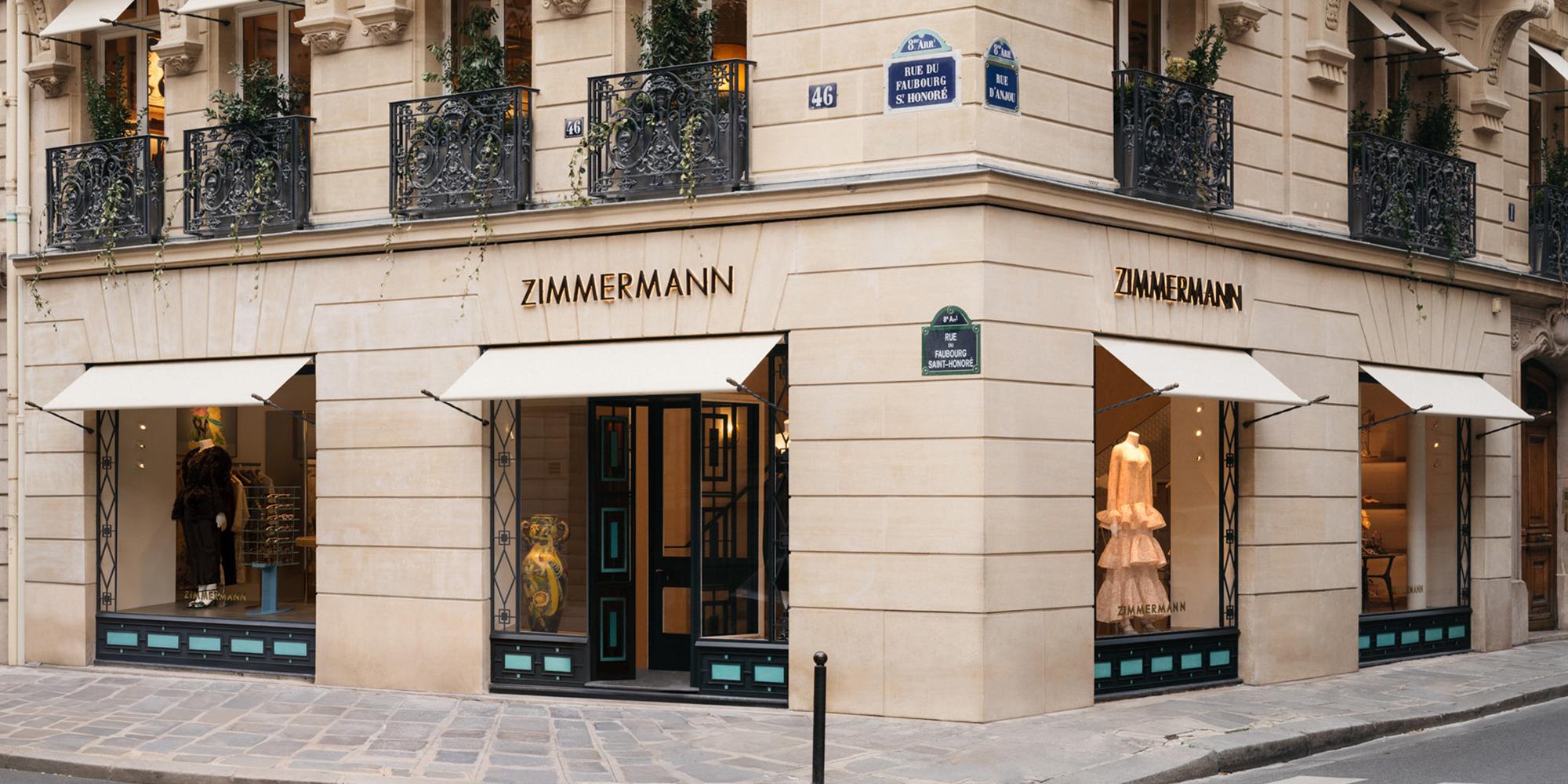 ZIMMERMANN SECOND BOUTIQUE IN PARIS